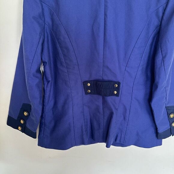 CAbi Women’s Blueberry Resort Canvas Two Button Closure Front Pocket Detail Blaz - Picture 6 of 10